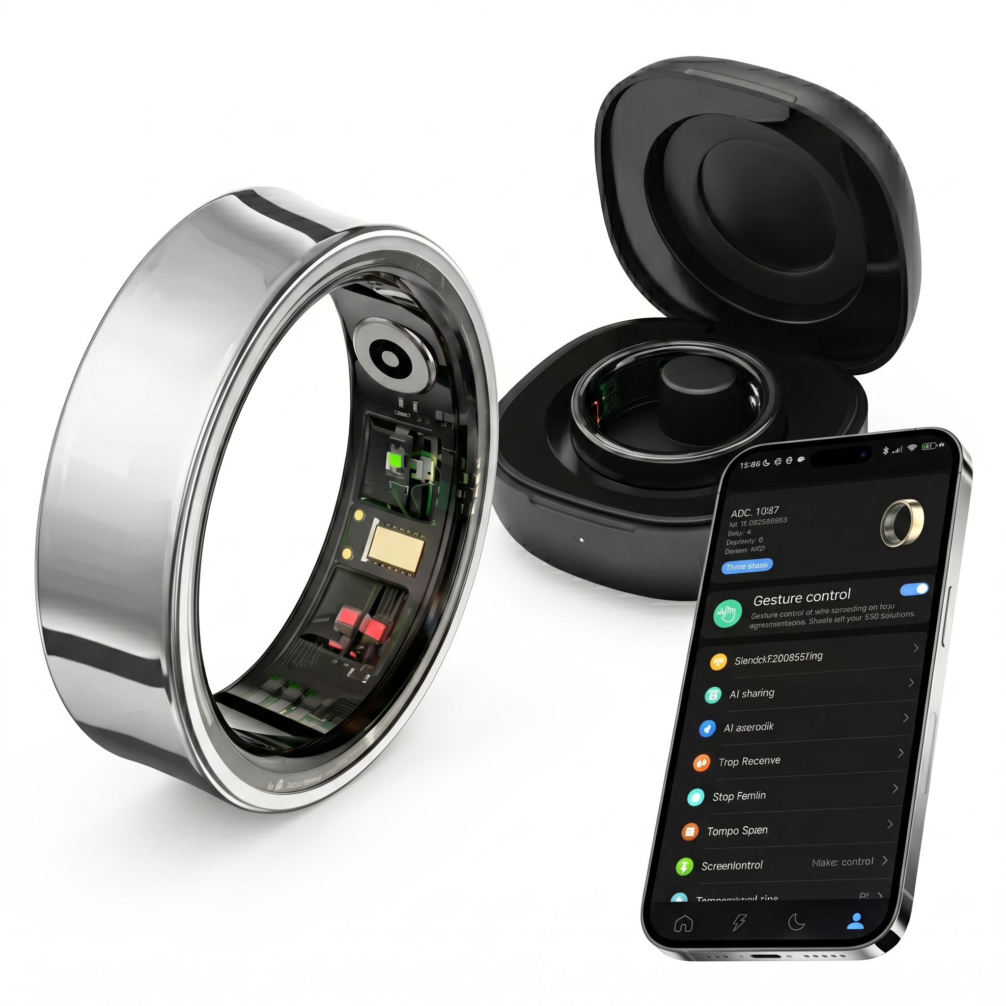 LUNERING : Bague connectée